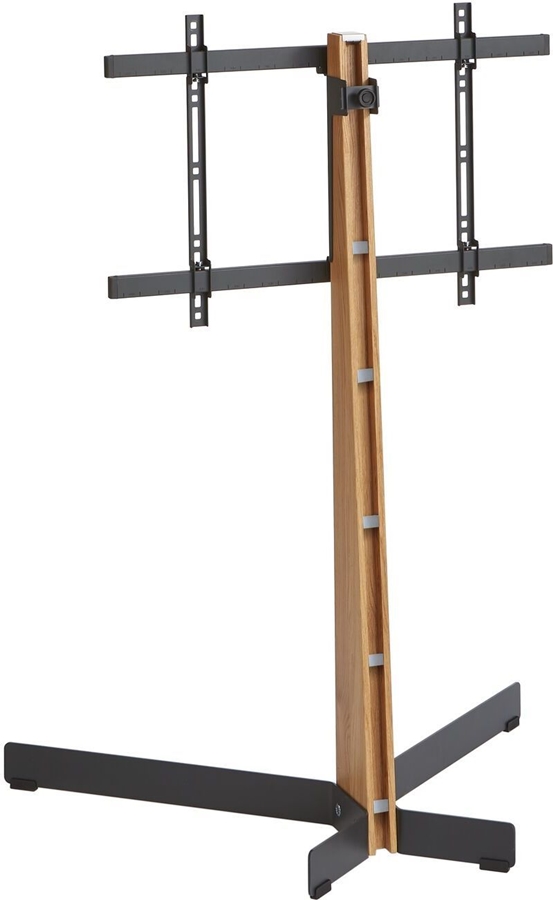 TVS 3695 | tv vloerstandaard | Eikenhoud & staal | 40-77" 7